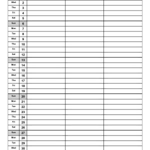 September 2026 Printable Monthly Planner – Start of Fall Planner