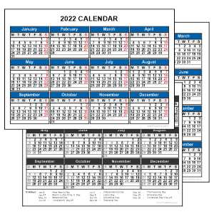 Free 2022 Calendar Printables