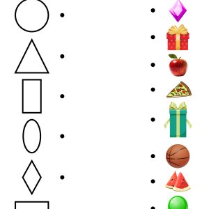 Shapes Matching With Objects Worksheet