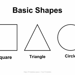 3 Basic Shapes For Preschool