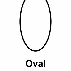 Printable Oval Shape