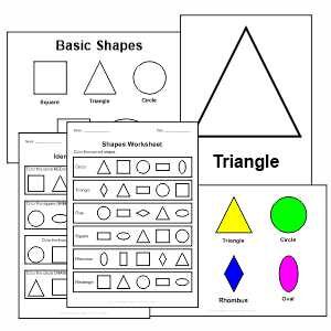 Basic Shapes Printable Activities