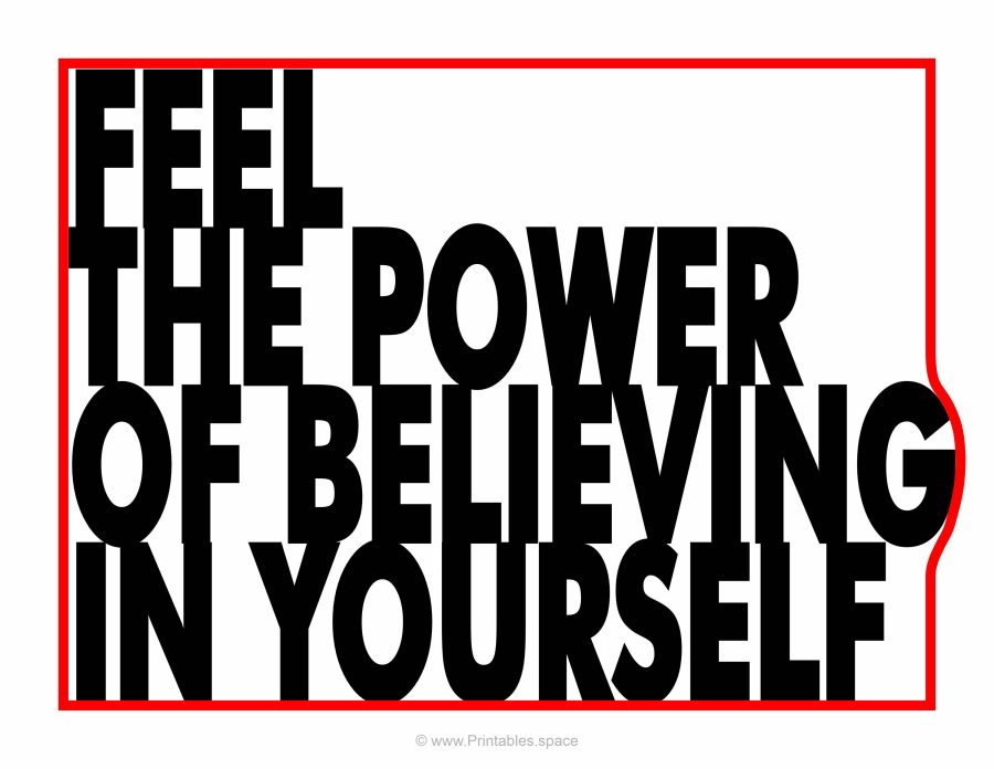 The Power of Believing in Yourself