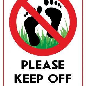 Please Keep Off The Grass