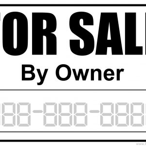 For Sale By Owner Sign – Free Printable Template