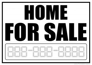 Home For Sale Sign