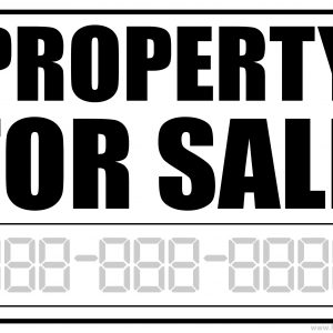 Printable Property For Sale Sign