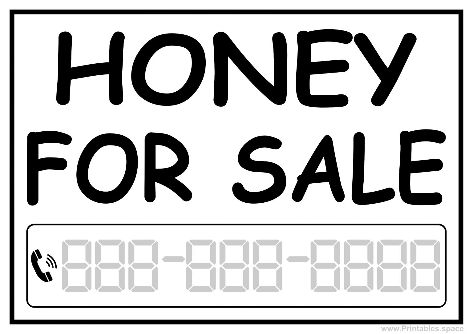 For Sale Signs – Free Printables
