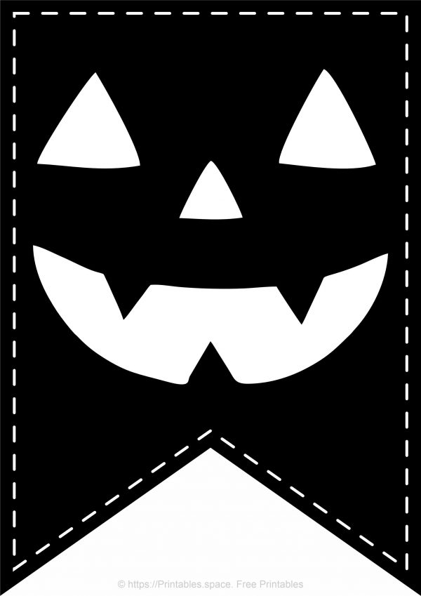 Happy Halloween Banner with Jack-O'-lantern