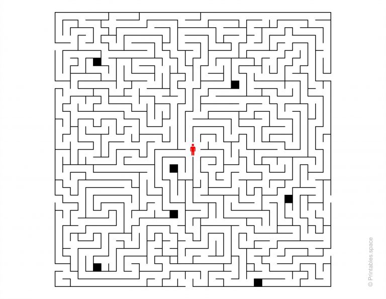 Hard Printable Mazes – Free Printables