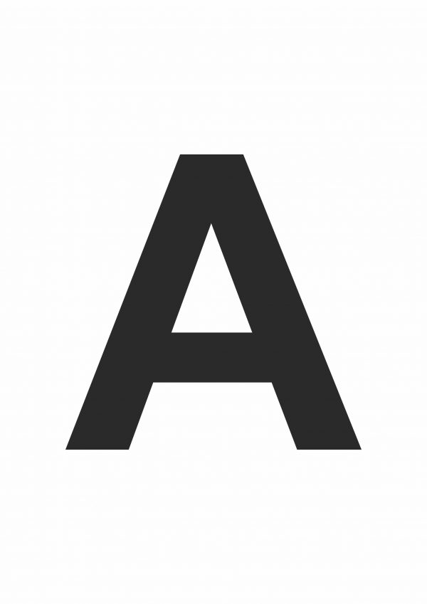 Large Printable Letter A