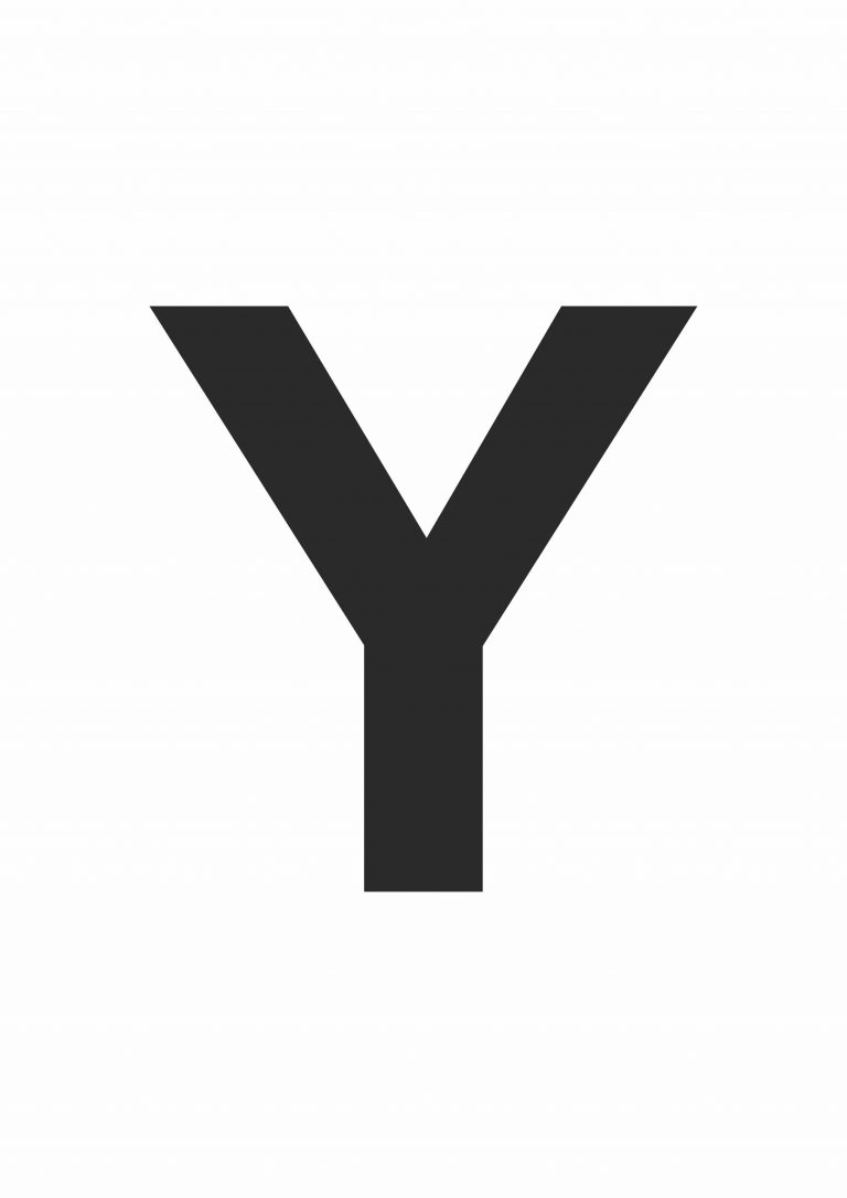 Large Printable Letter Y – Free Printables