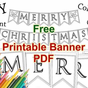 Marry Christmas Banner Printable.pdf