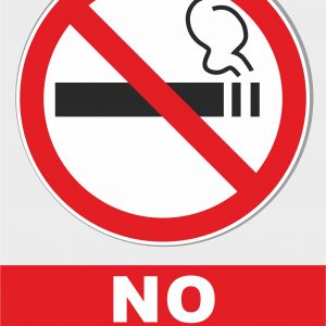 No smoking – Prohibiting Sign