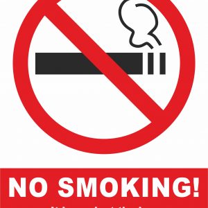 Printable Sign - No smoking! It is against the law