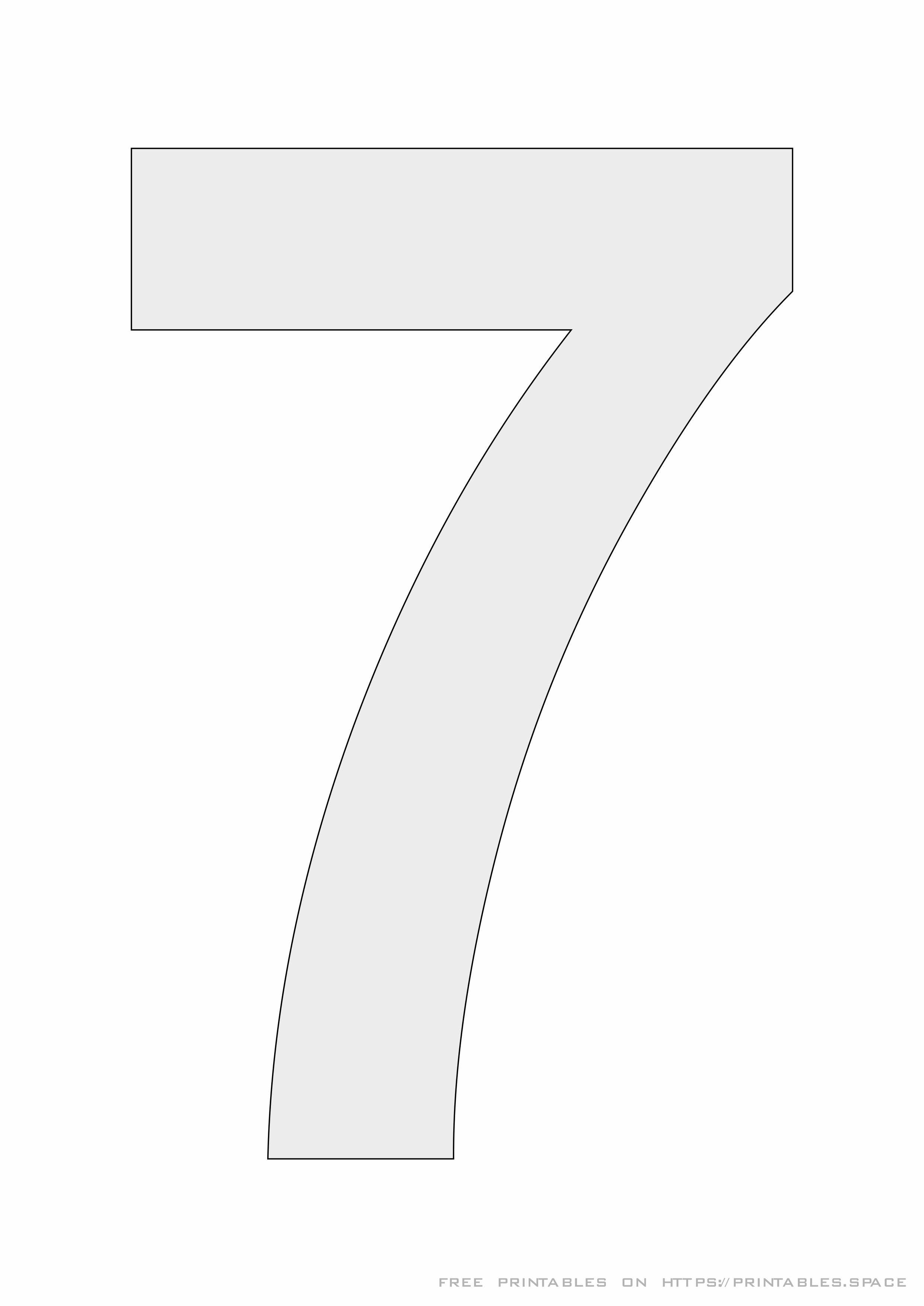 12 Inch Number Stencils Free