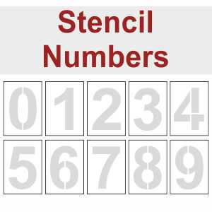 free printable number stencils for painting free printables