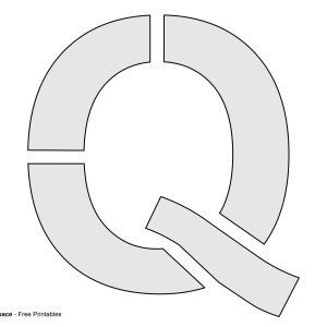 Letter Q Stencil