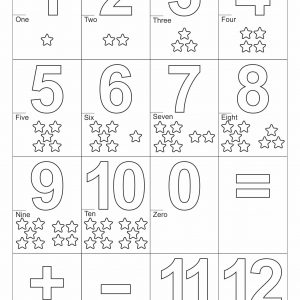 Number Coloring Cards – printable template
