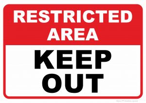 Restricted Area - Keep Out - Printable Sign