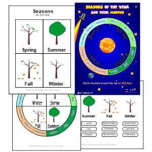 Seasons of the Year Printables