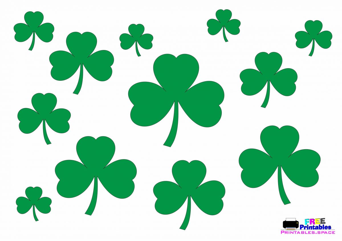 Irish Three Leaf Clover Free Template Free Printables