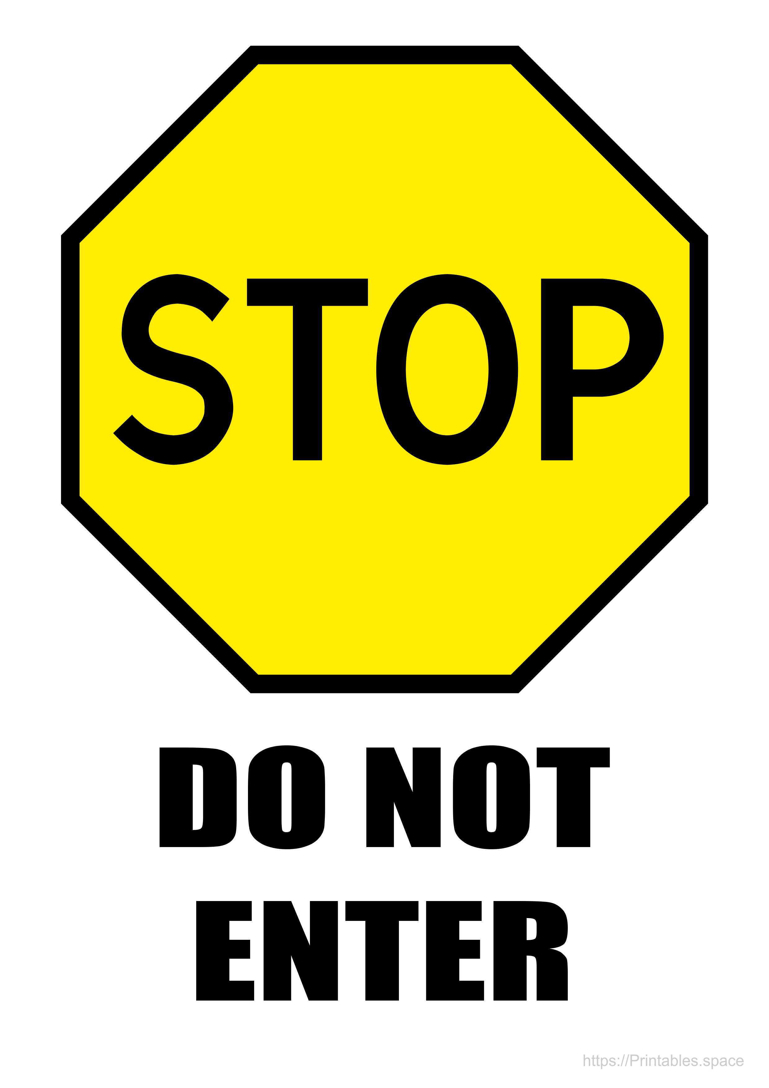 Printable Stop Signs