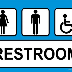 Free Restroom Sign Printable