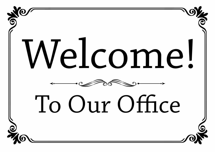 Printable Welcome To Our Office Sign