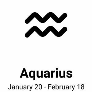 Aquarius Sign Printable