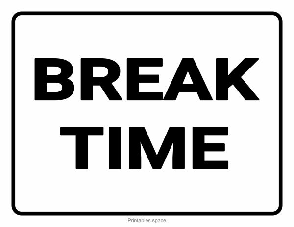 "Out to Lunch – Be Back Soon" printable sign for office or shop