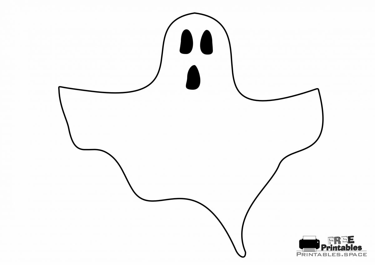 Ghost, Halloween Decoration, Printable