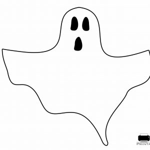 Printable Halloween Ghost