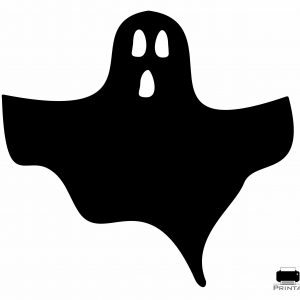 Black Ghost For Halloween Decorations