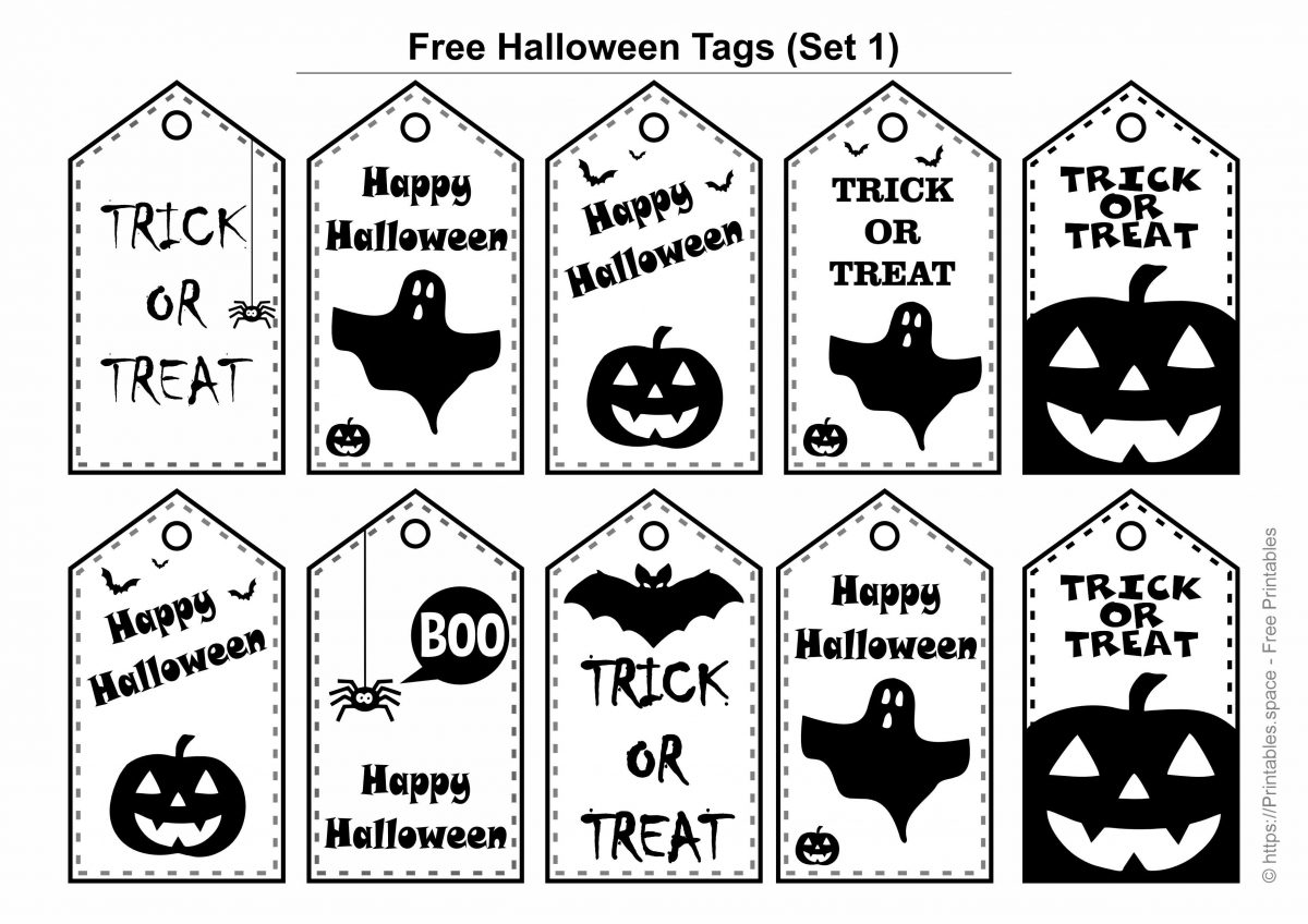 Halloween Tags Printable