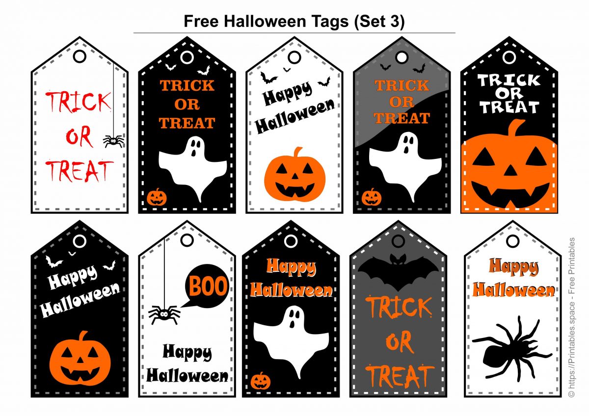 Halloween Treat Tags Printable Free Printables