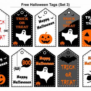 Halloween Treat Tags Printable