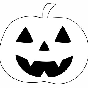 Pumpkin template for Halloween