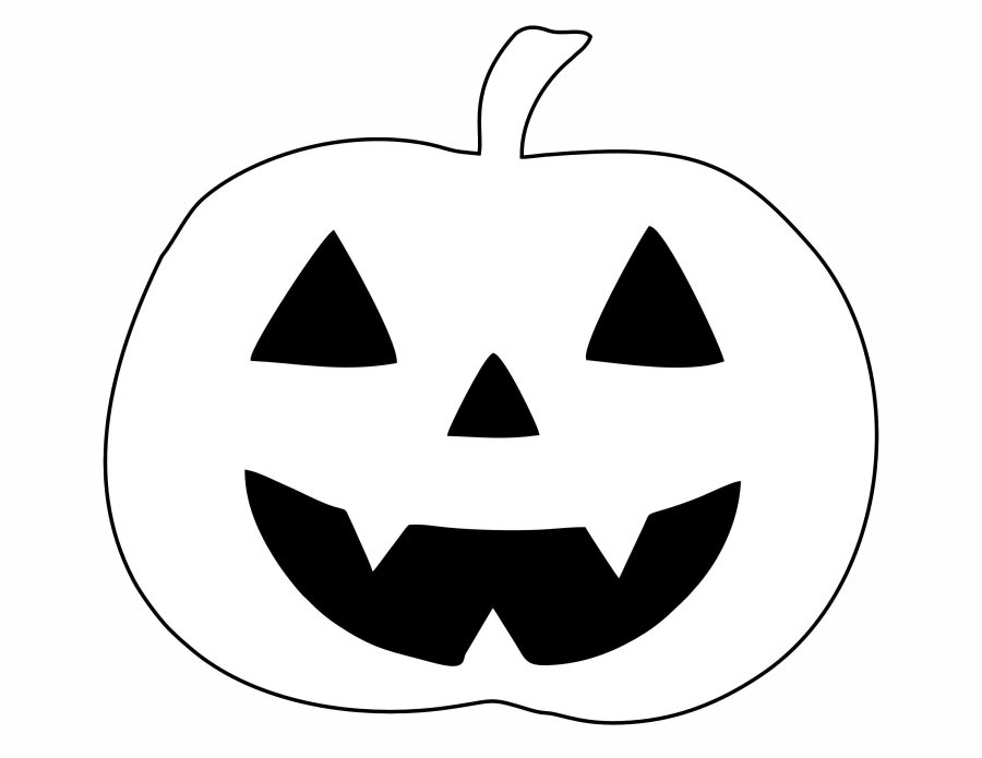 Pumpkin template for Halloween